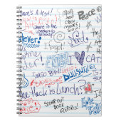 Carnet Griffonnages épiques d'école (Devant)