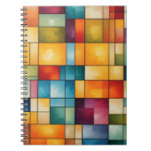 Carnet Grille de blocs de couleur - Art Abstrait (Devant)