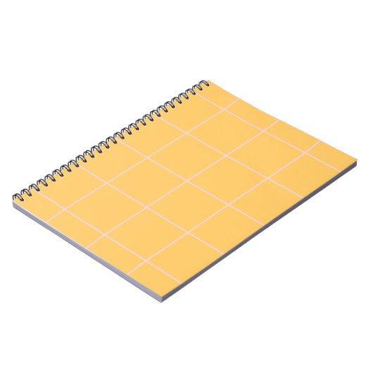Carnet Grille de motif de vérification de couleur minimal (Côté gauche)