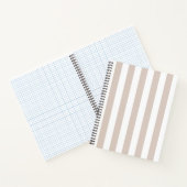 Carnet Grilles Verticales Bbeige Et Blanc Gratté (Intérieur)