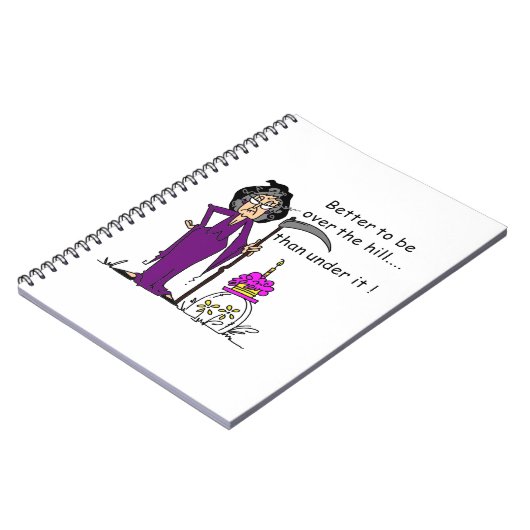 Carnet Grim Reaper Humour d'anniversaire (Côté gauche)