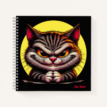 Grimacing Cat dans la Lune