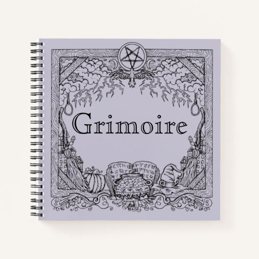 Carnet Grimoire Magick Witchy (Devant)