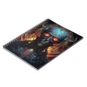 Carnet Grinning Evil Alien Homme Sci-Fi Art (Côté gauche)