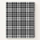 Carnet Gris Blackwatch Tartan Design Plaid (Dos)