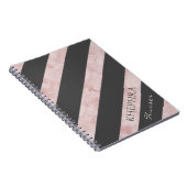 Carnet Gris Et Rose (Côté Droit)