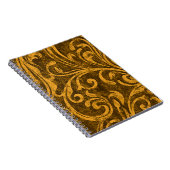 Carnet Gris floral, texture transparente haute résolution (Côté Droit)