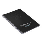 Carnet gris foncé minimaliste (Côté Droit)