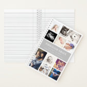 Carnet Gris Galerie moderne Dix photos pour bébé Collage (À l'intérieur)