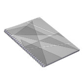 Carnet Gris géométrique (Côté Droit)