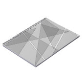 Carnet Gris géométrique (Côté gauche)