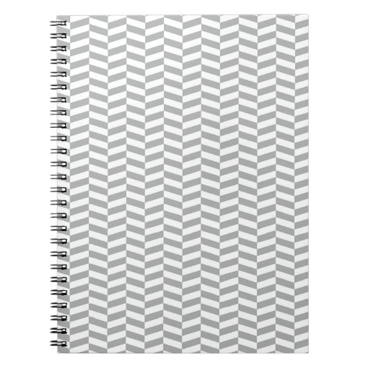 Carnet Gris Herringbone (Devant)