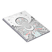 Carnet Gris Kaleidoscope Art (Côté Droit)