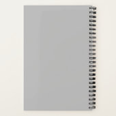 Carnet gris minimaliste (Verso)