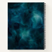 Carnet gris rouge chic abstrait (Dos)