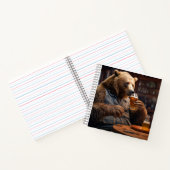 Carnet Grizzly Oear Animal Fun Boire Joyeux Temps De Rela (Intérieur)