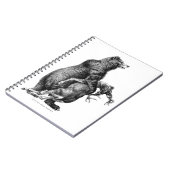 Carnet Grizzly ours chasse cerfs Dessin simple (Côté gauche)