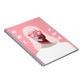 Carnet GRL PWR Illustration féministe moderne Puissance f (Côté Droit)