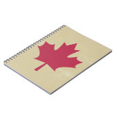 Carnet gronder le drapeau canadien (Côté gauche)