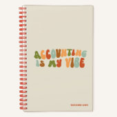 Carnet Groovy Accounting Is My Vibe, CPA, Accountant (Recto)