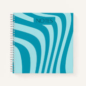 Carnet Groovy Blue Notebook (Devant)