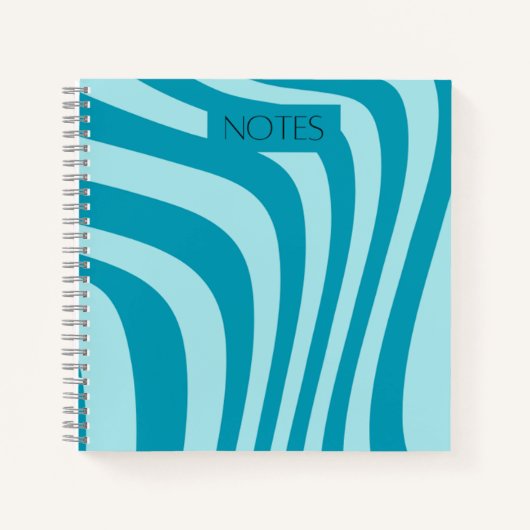 Carnet Groovy Blue Notebook (Devant)
