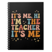 Carnet Groovy c'est moi Salut je suis l'enseignant C'est (Devant)