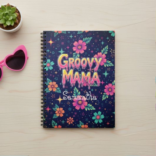 Carnet Groovy Mama Spiral Notebook