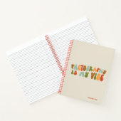 Carnet Groovy Retro Photography Is My Vibe, Photographer (Intérieur)