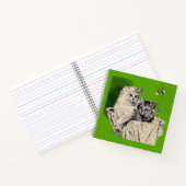 Carnet gros chaton petit chaton (Intérieur)