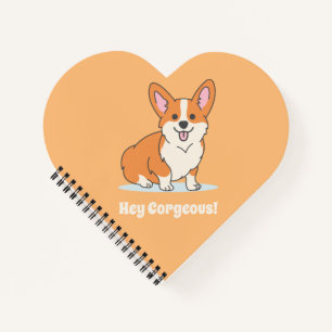 Carnet Gros Chiot Corgi - Hey Corgeous