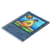 Carnet Gros Oiseau Orange (Côté gauche)