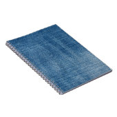 Carnet Gros plan bleu jean texture (Côté Droit)