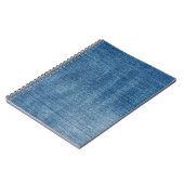 Carnet Gros plan bleu jean texture (Côté gauche)