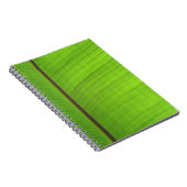 Carnet Gros plan de la feuille de banane (Côté Droit)