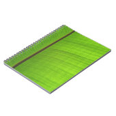 Carnet Gros plan de la feuille de banane (Côté gauche)