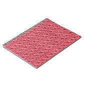Carnet Gros plan du motif de la texture du pull. (Côté gauche)