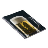 Carnet Gros plan d'un verre de bière (Côté Droit)