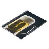Carnet Gros plan d'un verre de bière (Côté gauche)