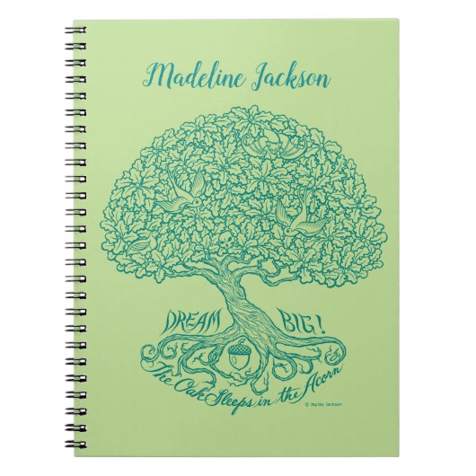 Carnet Gros rêve personnalisé (Devant)