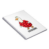 Carnet Groseille Funny Berry Jeu de mots  (Côté Droit)