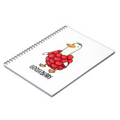 Carnet Groseille Funny Berry Jeu de mots  (Côté gauche)