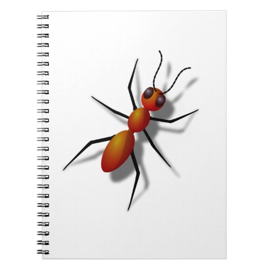 Carnet Grosse fourmi rouge (Devant)