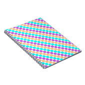 Carnet Grosse pois multicolore années rétro (Côté Droit)