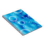 Carnet Grosses bulles bleues rebondissantes (Côté Droit)