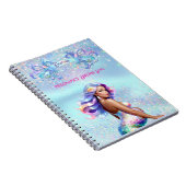 Carnet Grossesse personnalisée de maman de sirène (Côté Droit)