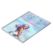 Carnet Grossesse personnalisée de maman de sirène (Côté gauche)