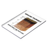 Carnet Ground Yourself Passer Plus De Temps Avec Des Cons (Côté gauche)