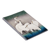 Carnet Groupe d'aigrettes, Ohara Koson, Art japonais Vint (Côté Droit)