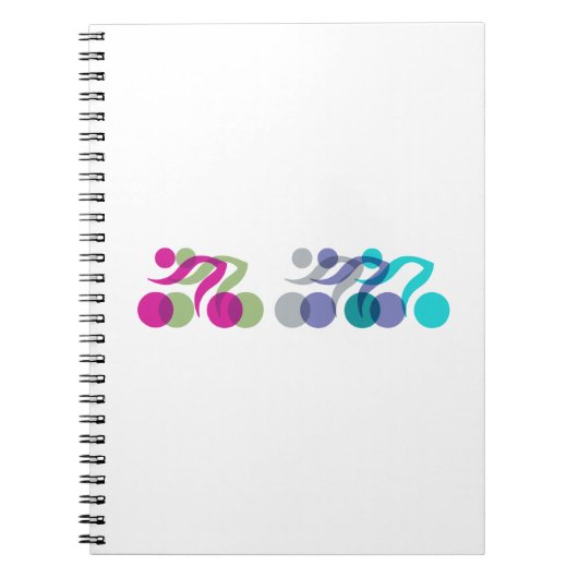 Carnet Groupe de cyclistes (Devant)